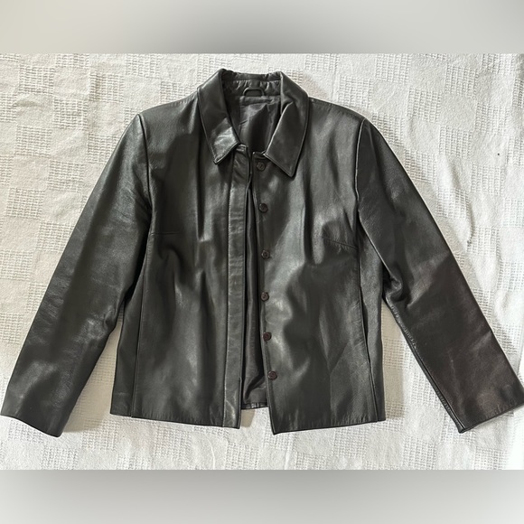 Womens Keanu Faux Leather Jacket - Picture 2 of 4